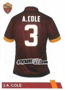 Sticker Ashley Cole - AS Roma 2014-2015 - Erredi Galata Edizioni