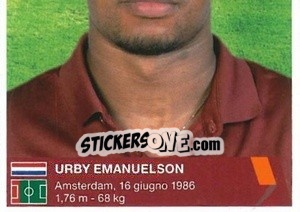 Sticker Urby Vitorrio Diego Emanuelson (puzzle 2) - AS Roma 2014-2015 n. 58 - Erredi Galata Edizioni