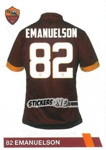 Sticker Urby Vitorrio Diego Emanuelson - AS Roma 2014-2015 - Erredi Galata Edizioni