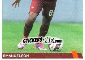 Sticker Urby Vitorrio Diego Emanuelson (puzzle 2) - AS Roma 2014-2015 n. 61 - Erredi Galata Edizioni