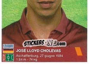 Cromo José Lloyd Cholevas (puzzle 2) - AS Roma 2014-2015 n. 63 - Erredi Galata Edizioni