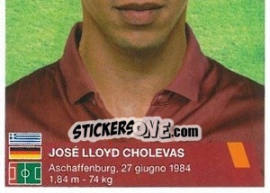 Cromo José Lloyd Cholevas (puzzle 2) - AS Roma 2014-2015 - Erredi Galata Edizioni