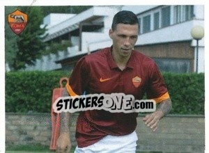 Cromo José Lloyd Cholevas (puzzle 1) - AS Roma 2014-2015 - Erredi Galata Edizioni