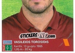 Sticker Vasilis Torosidis (puzzle 2) - AS Roma 2014-2015 n. 78 - Erredi Galata Edizioni
