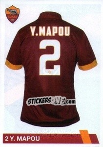 Sticker Mapou Yanga-Mbiwa - AS Roma 2014-2015 - Erredi Galata Edizioni