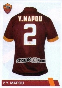 Sticker Mapou Yanga-Mbiwa - AS Roma 2014-2015 n. 84 - Erredi Galata Edizioni