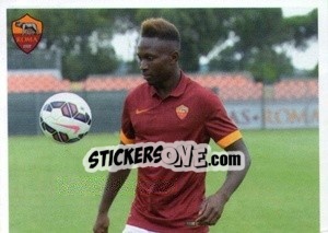 Cromo Mapou Yanga-Mbiwa (puzzle 1) - AS Roma 2014-2015 - Erredi Galata Edizioni