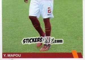 Cromo Mapou Yanga-Mbiwa (puzzle 2) - AS Roma 2014-2015 n. 86 - Erredi Galata Edizioni