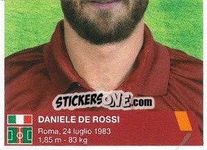 Sticker Daniele De Rossi (puzzle 2) - AS Roma 2014-2015 n. 88 - Erredi Galata Edizioni
