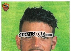 Sticker Alessandro Florenzi (puzzle 1) - AS Roma 2014-2015 n. 92 - Erredi Galata Edizioni
