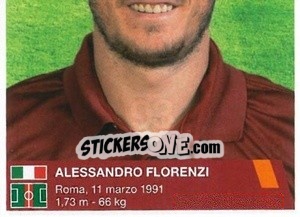 Sticker Alessandro Florenzi (puzzle 2) - AS Roma 2014-2015 - Erredi Galata Edizioni