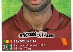 Cromo Seydou Keita (puzzle 2) - AS Roma 2014-2015 - Erredi Galata Edizioni