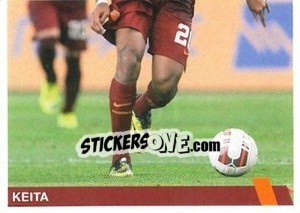 Cromo Seydou Keita (puzzle 2) - AS Roma 2014-2015 - Erredi Galata Edizioni