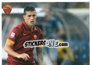 Cromo Leandro Paredes (puzzle 1) - AS Roma 2014-2015 - Erredi Galata Edizioni