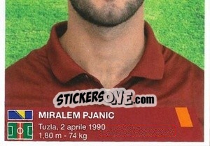 Figurina Miralem Pjanic (puzzle 2) - AS Roma 2014-2015 - Erredi Galata Edizioni