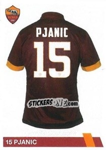 Sticker Miralem Pjanic - AS Roma 2014-2015 - Erredi Galata Edizioni