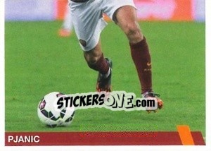 Sticker Miralem Pjanic (puzzle 2) - AS Roma 2014-2015 - Erredi Galata Edizioni