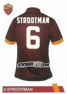 Cromo Kevin Strootman - AS Roma 2014-2015 - Erredi Galata Edizioni
