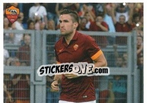 Sticker Kevin Strootman (puzzle 1) - AS Roma 2014-2015 n. 120 - Erredi Galata Edizioni