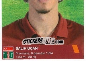 Sticker Salih Ucan (puzzle 2) - AS Roma 2014-2015 n. 123 - Erredi Galata Edizioni