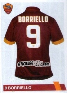 Sticker Marco Borriello - AS Roma 2014-2015 n. 129 - Erredi Galata Edizioni