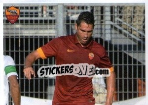 Sticker Marco Borriello (puzzle 1) - AS Roma 2014-2015 n. 130 - Erredi Galata Edizioni