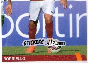 Sticker Marco Borriello (puzzle 2) - AS Roma 2014-2015 n. 131 - Erredi Galata Edizioni