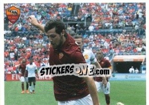 Sticker Mattia Destro (puzzle 1) - AS Roma 2014-2015 n. 135 - Erredi Galata Edizioni