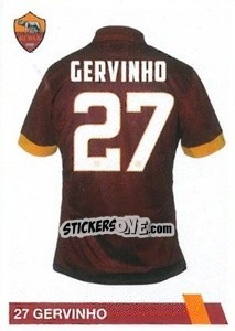 Figurina Gervinho Gervais Yao Kouassi - AS Roma 2014-2015 - Erredi Galata Edizioni