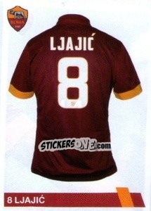Sticker Adem Ljajic - AS Roma 2014-2015 n. 149 - Erredi Galata Edizioni