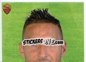 Sticker Francesco Totti (puzzle 1) - AS Roma 2014-2015 n. 157 - Erredi Galata Edizioni