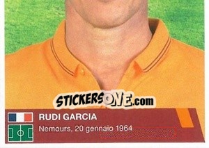 Cromo Rudi Garcia (puzzle 2) - AS Roma 2014-2015 - Erredi Galata Edizioni