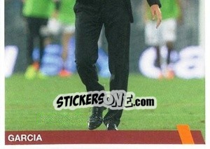 Sticker Rudi Garcia (puzzle 2) - AS Roma 2014-2015 n. 165 - Erredi Galata Edizioni