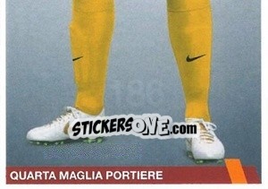 Sticker Quarta Maglia Portiere (puzzle 3) - AS Roma 2014-2015 n. 186 - Erredi Galata Edizioni
