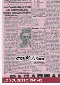 Sticker Lo Scudetto 1941-42 (puzzle 3)