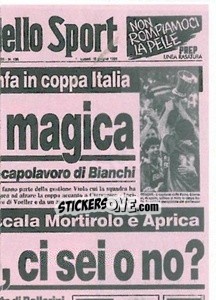 Cromo La Coppa Italia 1991 (puzzle 2) - AS Roma 2014-2015 - Erredi Galata Edizioni