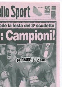 Sticker Lo Scudetto 2000-01 (puzzle 2)