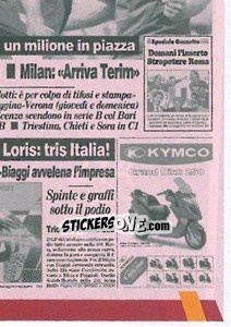 Sticker Lo Scudetto 2000-01 (puzzle 4) - AS Roma 2014-2015 - Erredi Galata Edizioni