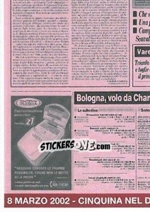 Sticker 8 Marzo 2002 - Cinquina nel Derby (puzzle 3)