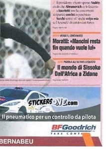 Sticker 10 Marzo 2008 - Espugnato il Bernabeu (puzzle 4) - AS Roma 2014-2015 - Erredi Galata Edizioni