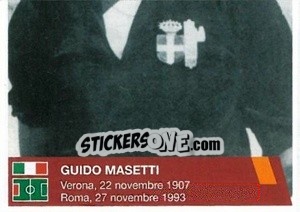 Figurina Guido Masetti (puzzle 2) - AS Roma 2014-2015 - Erredi Galata Edizioni