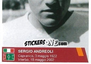 Figurina Sergio Andreoli (puzzle 2) - AS Roma 2014-2015 - Erredi Galata Edizioni