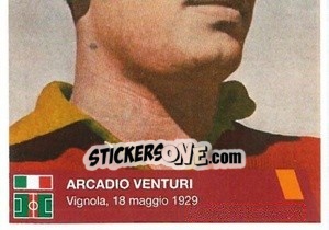 Cromo Arcadio Venturi (puzzle 2) - AS Roma 2014-2015 - Erredi Galata Edizioni