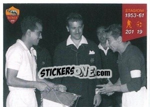 Sticker Alcide Ghiggia (puzzle 1) - AS Roma 2014-2015 n. 245 - Erredi Galata Edizioni