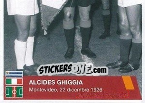 Figurina Alcide Ghiggia (puzzle 2) - AS Roma 2014-2015 - Erredi Galata Edizioni