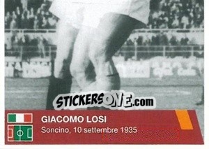 Cromo Giacomo Losi (puzzle 2) - AS Roma 2014-2015 n. 250 - Erredi Galata Edizioni