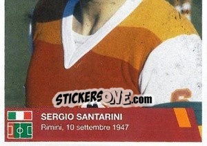 Cromo Sergio Santarini (puzzle 2) - AS Roma 2014-2015 n. 258 - Erredi Galata Edizioni