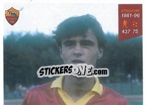 Sticker Giuseppe Giannini (puzzle 1) - AS Roma 2014-2015 n. 263 - Erredi Galata Edizioni