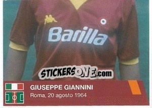 Sticker Giuseppe Giannini (puzzle 2) - AS Roma 2014-2015 - Erredi Galata Edizioni