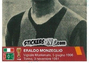 Sticker Eraldo Monzeglio (puzzle 2) - AS Roma 2014-2015 - Erredi Galata Edizioni